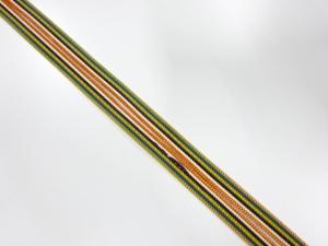 アンティーク　正絹　帯留め用　手組三分紐